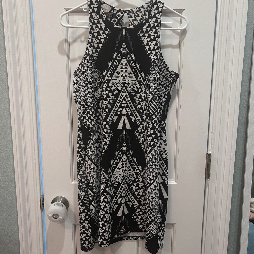 Black and white dress